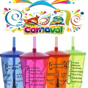 Copos personalizados para o Carnaval